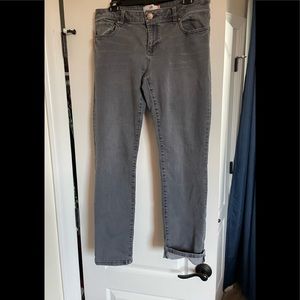 Cabi gray skin boyfriend jeans